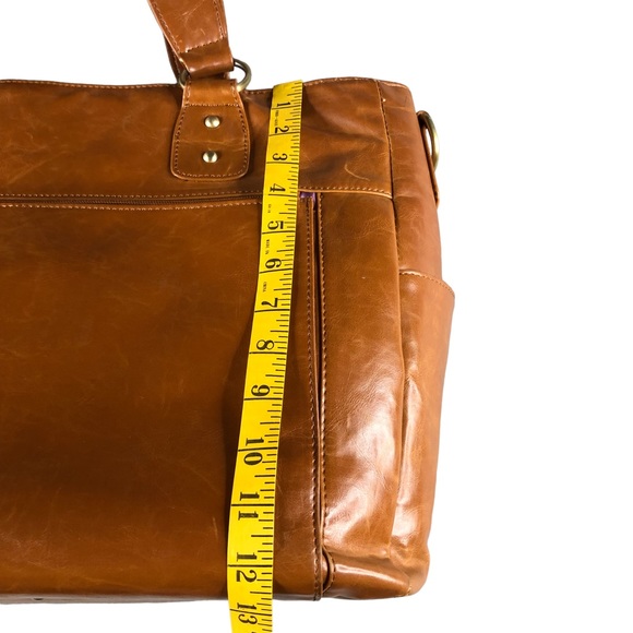 Kelly Moore Brown Tan Large Camera Bag Shoulder Tote, Briefcase, Commute - Picture 10 of 15